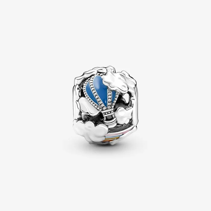 1 Bracelet2 Charms 99 Women Pandora Fly Away Rainbow Sky and Travel Charm