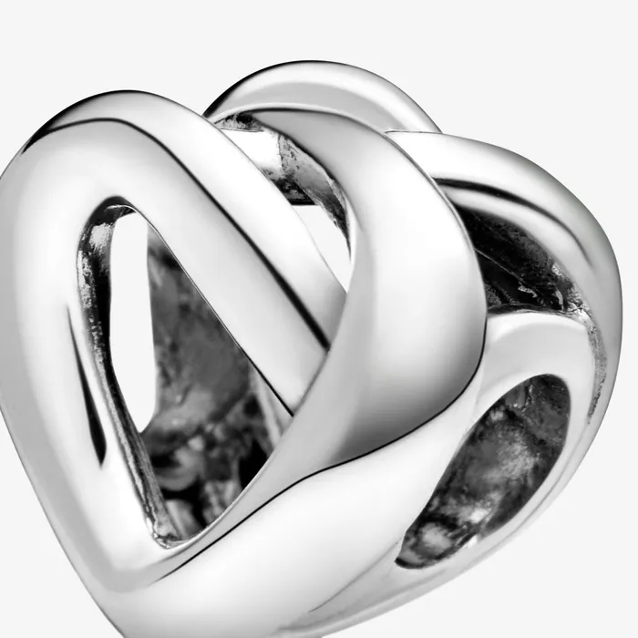 1 Bracelet2 Charms 99 Women Pandora Knotted Heart Charm
