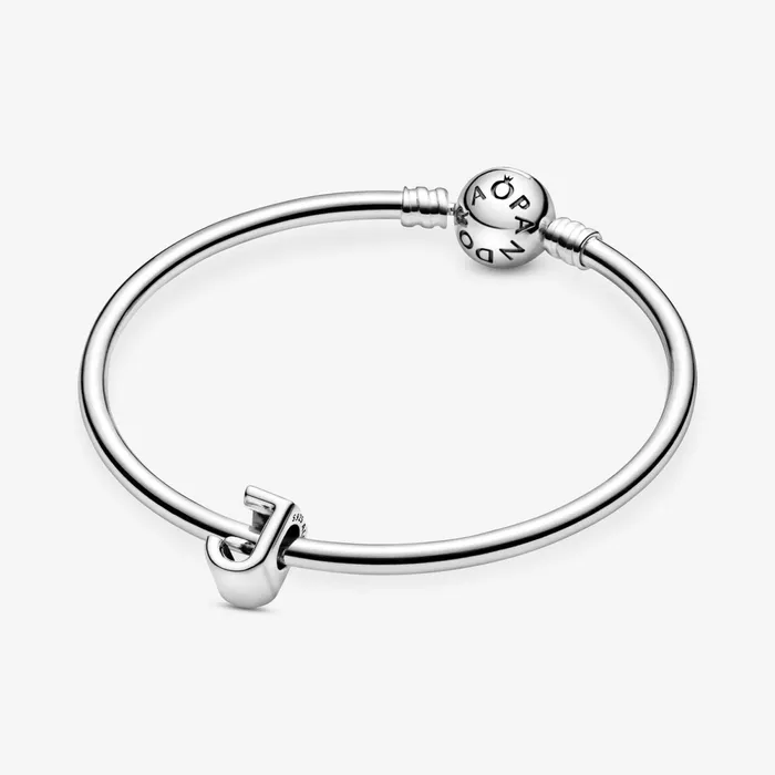 1 Bracelet2 Charms 99 Women Pandora Letter J Alphabet Charm