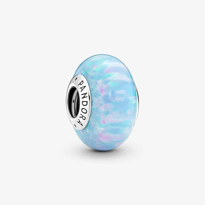 1 Bracelet2 Charms 99 Women Pandora Opalescent Ocean Blue Charm Blue