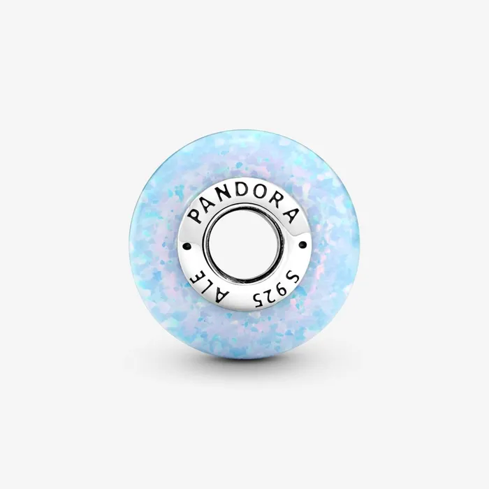 1 Bracelet2 Charms 99 Women Pandora Opalescent Ocean Blue Charm Blue