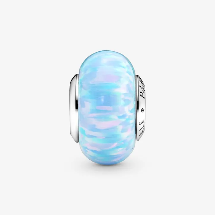 1 Bracelet2 Charms 99 Women Pandora Opalescent Ocean Blue Charm Blue