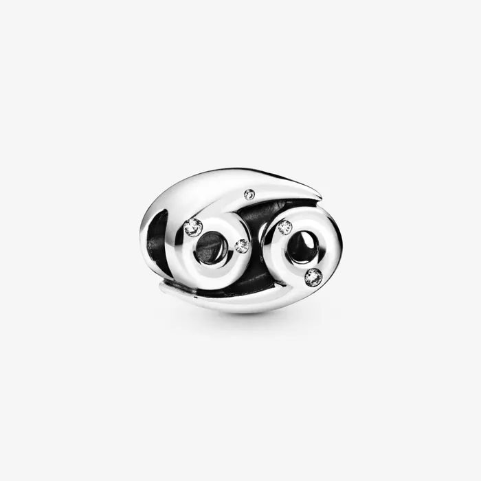 1 Bracelet2 Charms 99 Women Pandora Sparkling Cancer Zodiac Charm