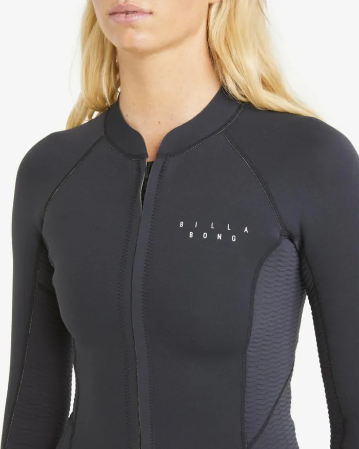 1mm Peeky Wetsuit Jacket Black Women Billabong Billabong Surf Capsule