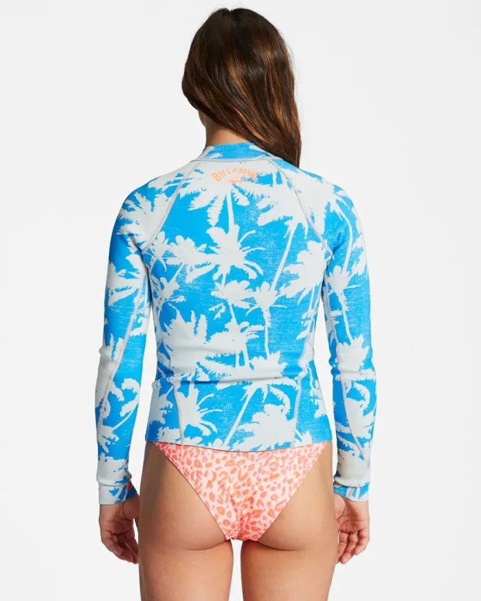 1mm Peeky Wetsuit Jacket Blue Hawaii Women Billabong Billabong Surf Capsule