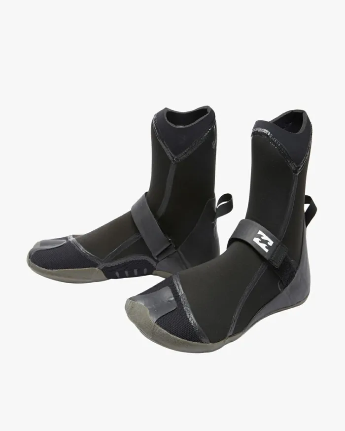 5mm Furnace Hidden Split Toe Wetsuit Boots Black Men Billabong Surf Accessories