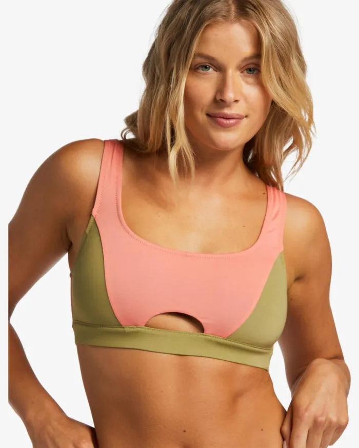 ADiv Full Tank UPF 50 Bikini Top Cedar Women Billabong Bikinis
