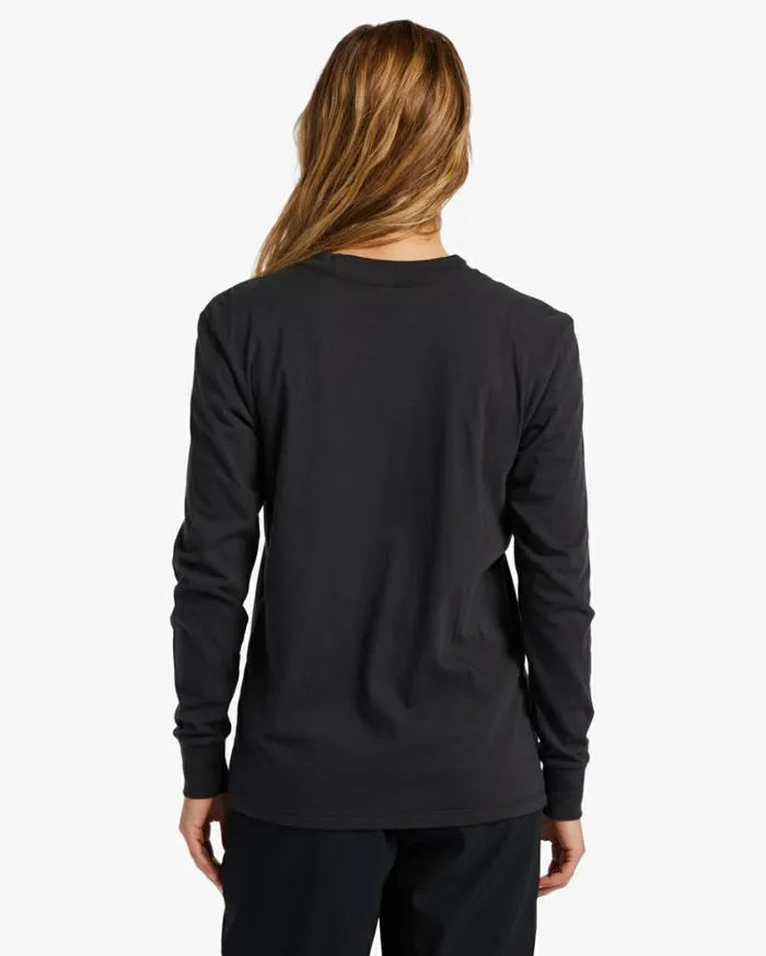 ADiv Long Sleeve TShirt Black Sands 1 Women Billabong Graphic Tees and Tanks