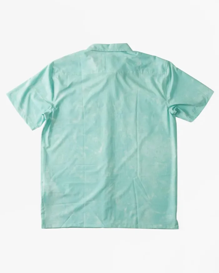 ADiv Surftrek Perf Short Sleeve Shirt Dusty Jade Men Billabong TShirts