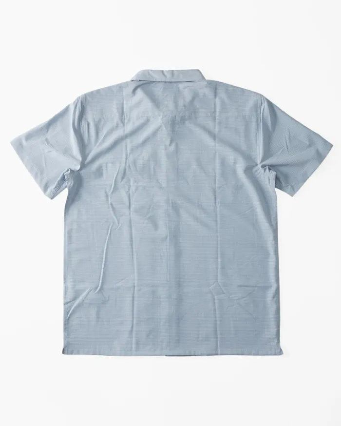 ADiv Surftrek Perf Short Sleeve Shirt Mist Men Billabong TShirts