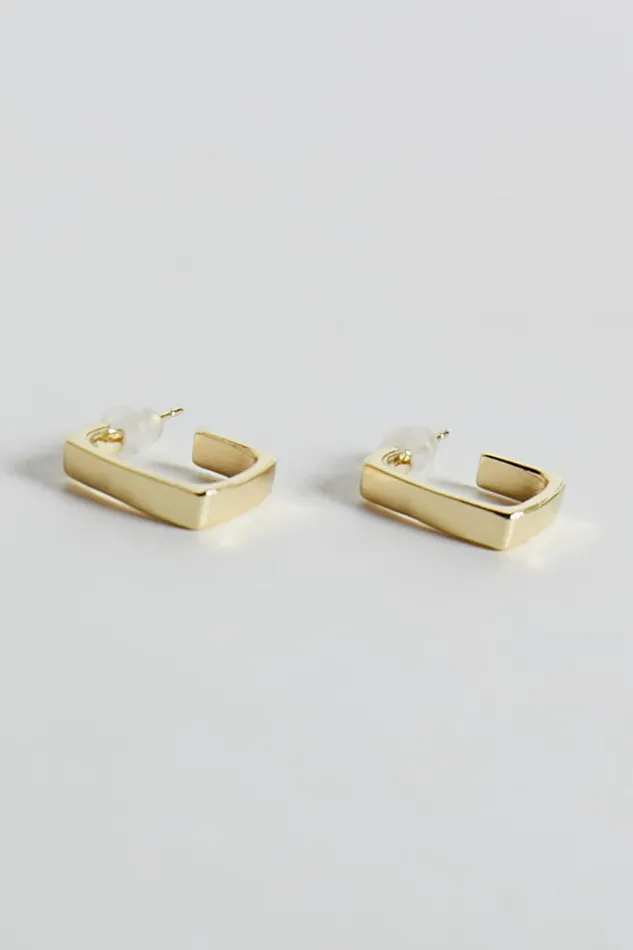 Abella Earring 8211 Open Back Square Earring In Gold Women Showpo Earrings