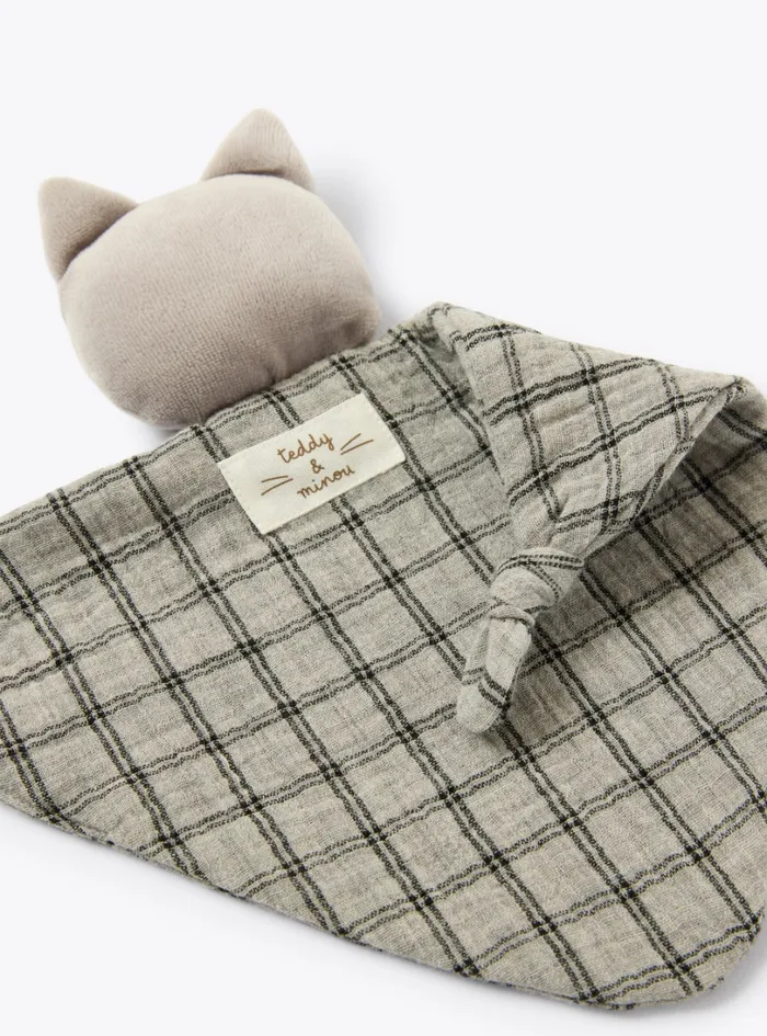 Accessories Baby 036 Il Gufo Chenille And Gauze Comfort Blanket
