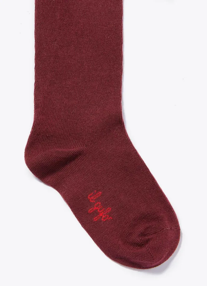 Accessories Girl 216 Il Gufo Cotton Blend Tights