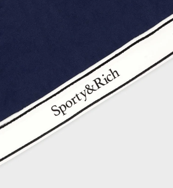 Activewear Women Sporty and Rich Serif Logo Sports Bralette 8211 Navy