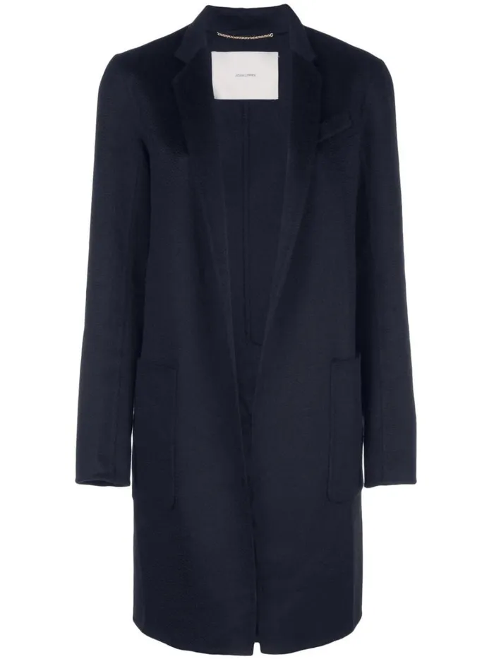 Adam Lippes Abrigo Gina De Cashmere Zibelina Armada Womens Coats and Jackets