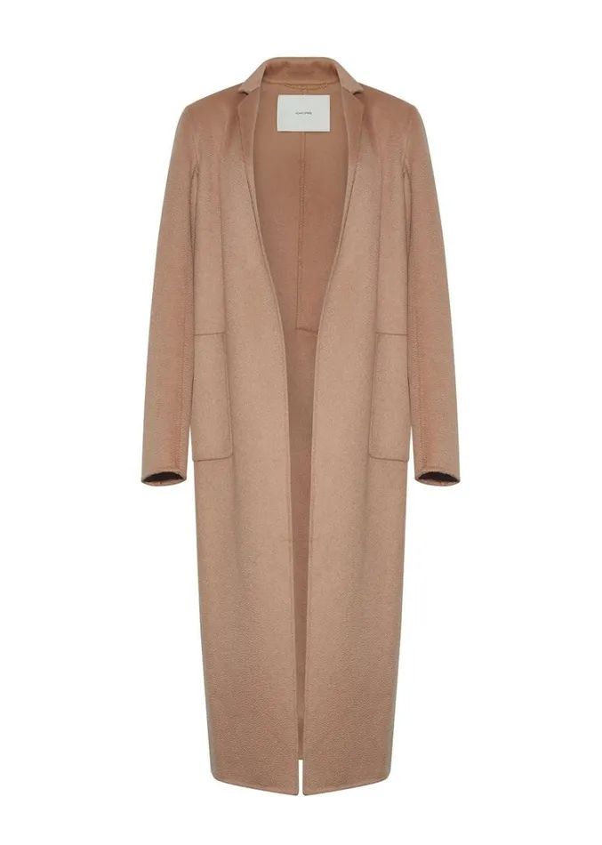 Adam Lippes Abrigo Vanessa De Cashmere Zibelina Camello Womens Coats and Jackets