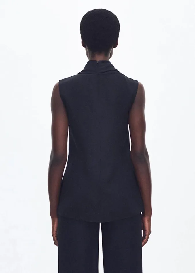 Adam Lippes Bandera Shell Black Womens Tops