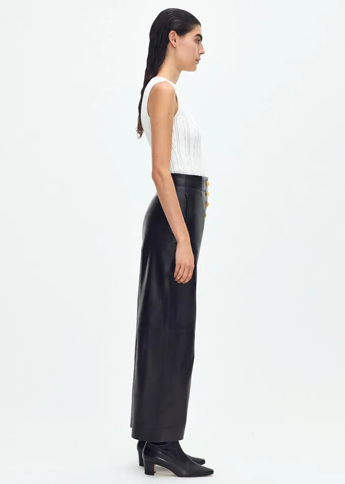 Adam Lippes Barclay Pant Black Womens Pants