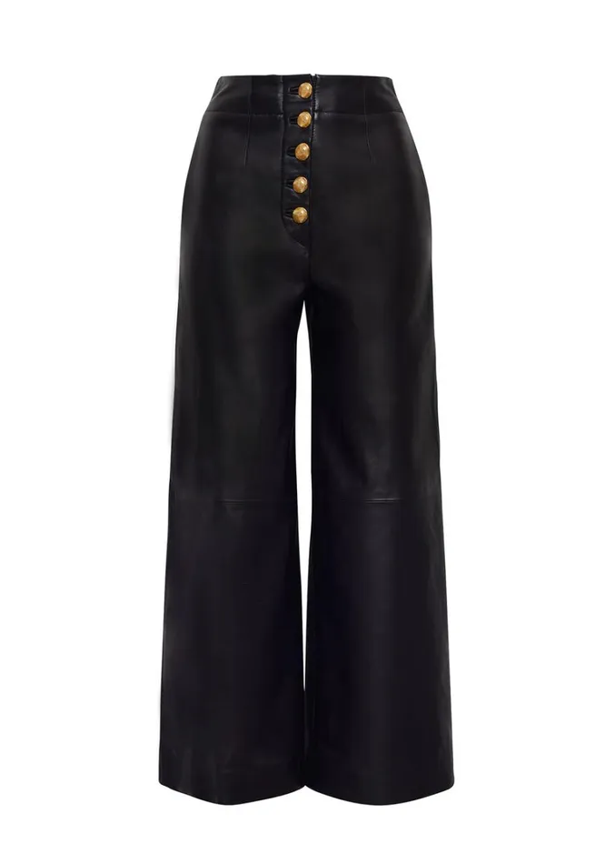 Adam Lippes Barclay Pant Black Womens Pants