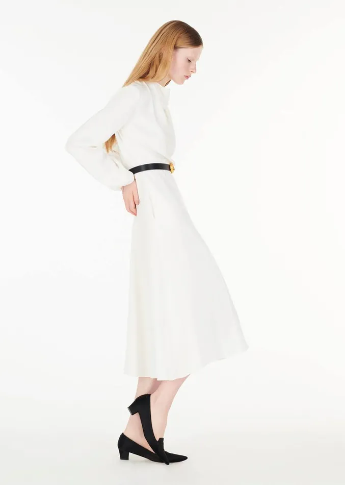 Adam Lippes Blythe Dress Ivory Womens Dresses