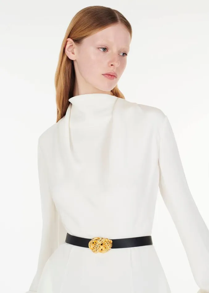 Adam Lippes Blythe Dress Ivory Womens Dresses