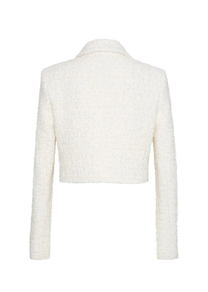 Adam Lippes Cecil Jacket Ivory Womens Coats and Jackets