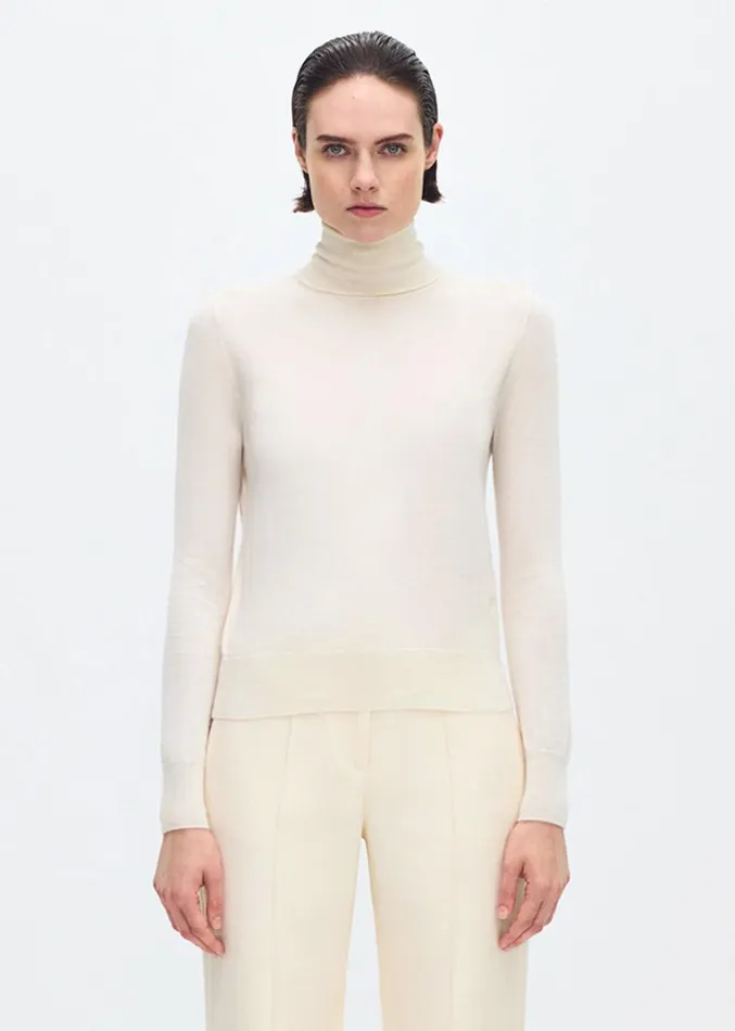 Adam Lippes Eve Knit Ivory Womens Sweaters and Knitwear