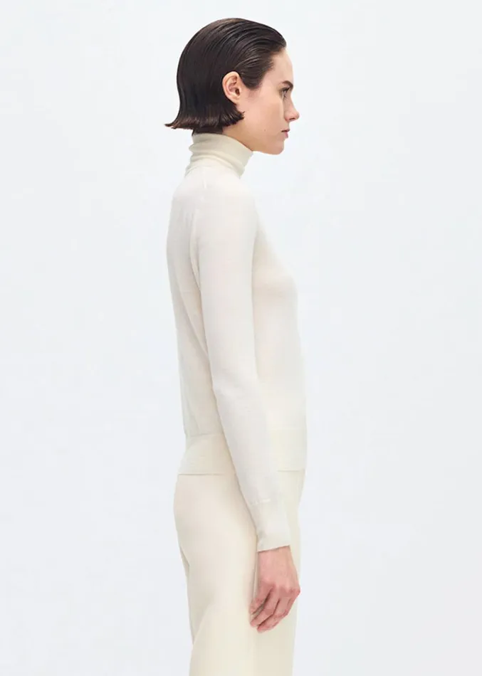 Adam Lippes Eve Knit Ivory Womens Sweaters and Knitwear