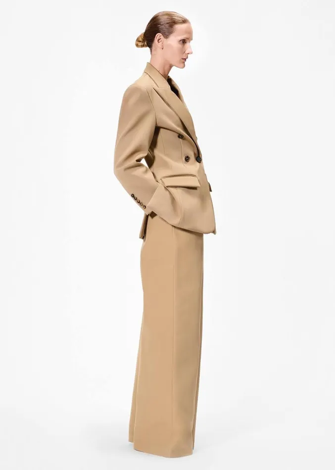 Adam Lippes Luca Jacket Khaki Womens Coats and Jackets