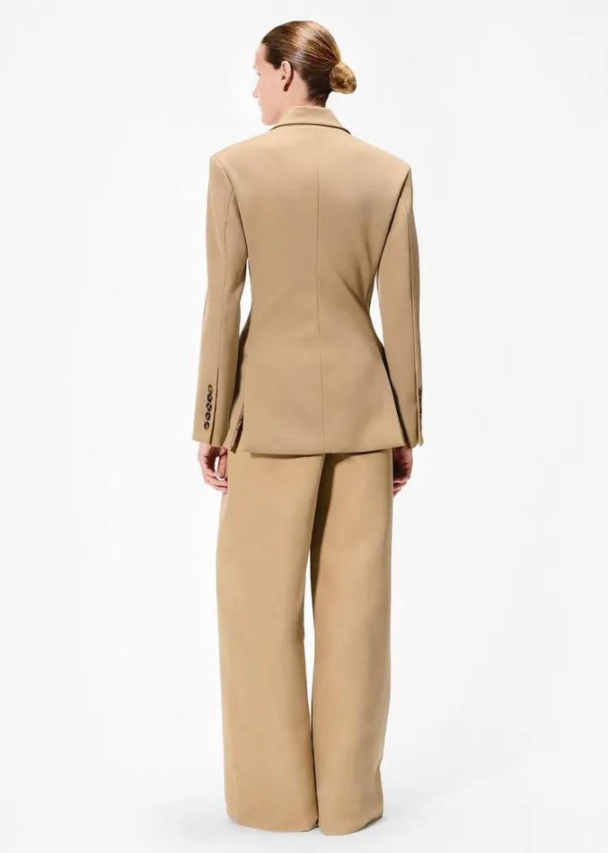 Adam Lippes Luca Jacket Khaki Womens Coats and Jackets