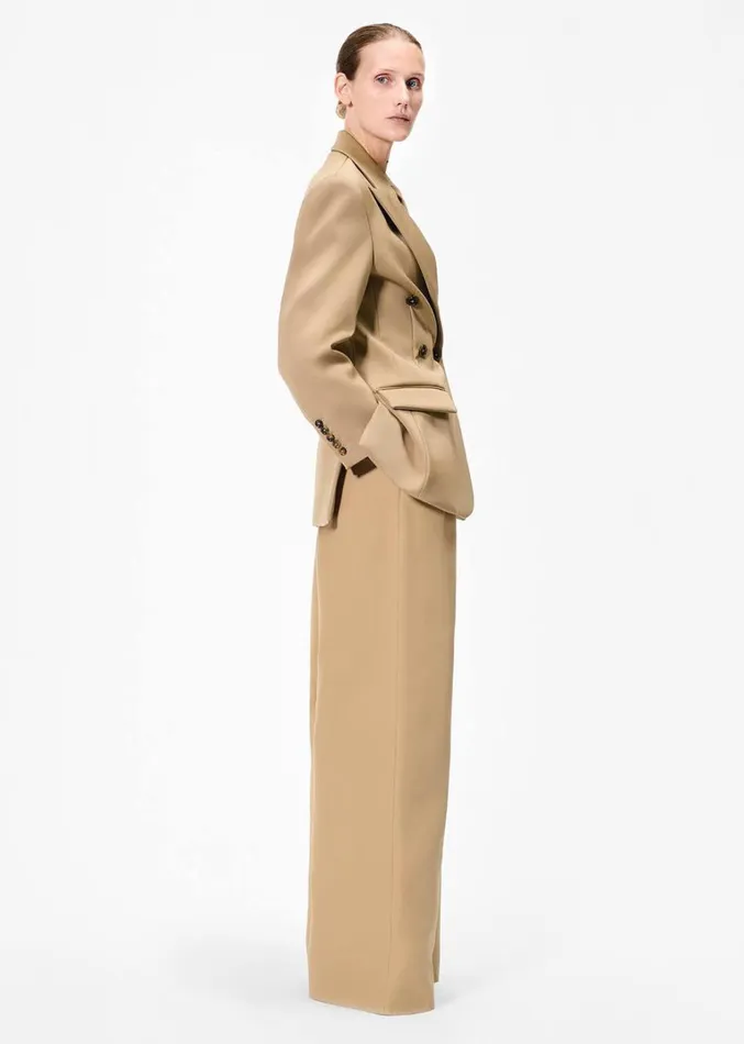 Adam Lippes Nils Pant Khaki Womens Pants