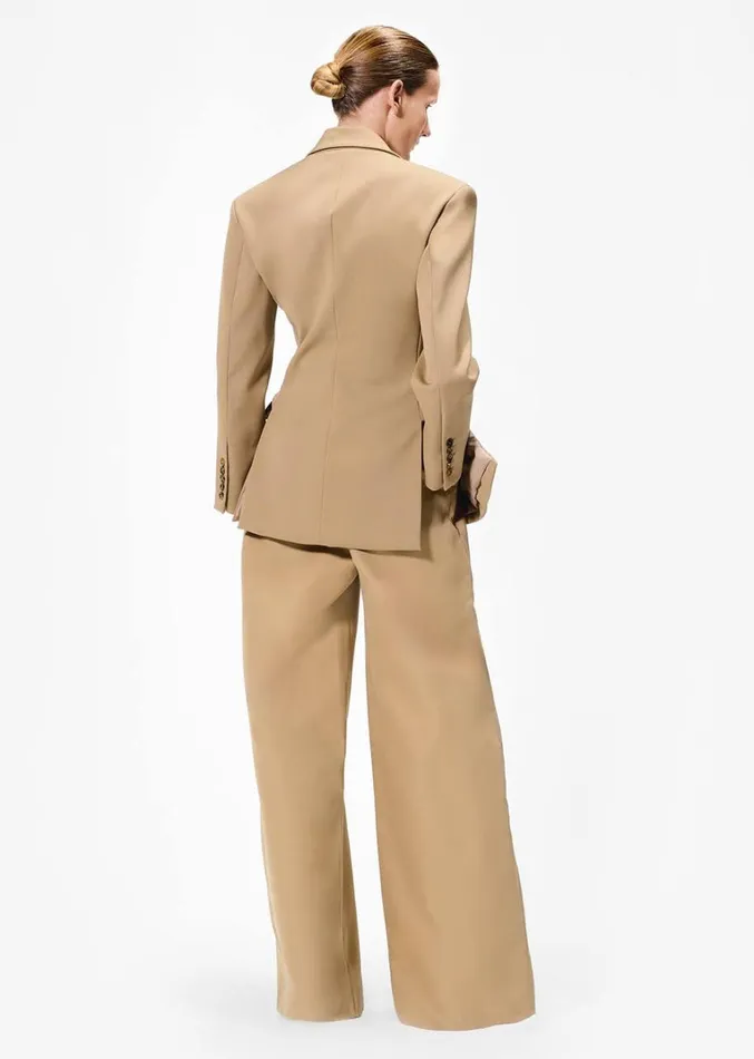 Adam Lippes Nils Pant Khaki Womens Pants