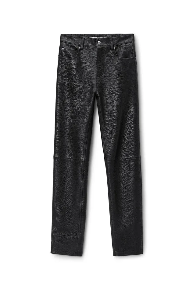 Alexander Wang Bottoms SlimLeg Pants In Primal Lambskin Leather 8211 Men