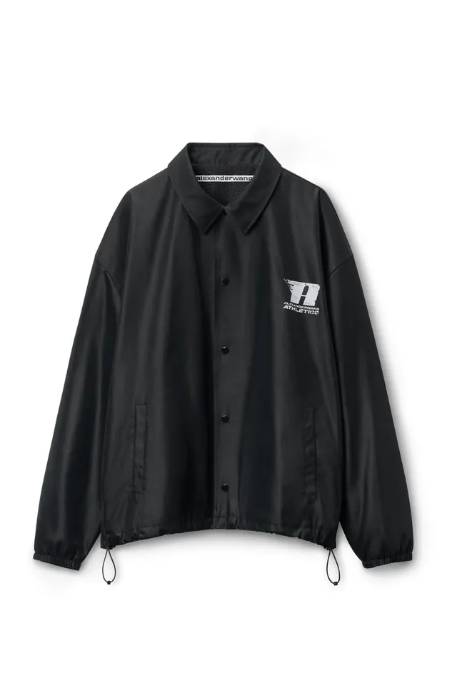 Alexander Wang Jackets Unisex Canvas Coach Jacket 8211 WomenMen