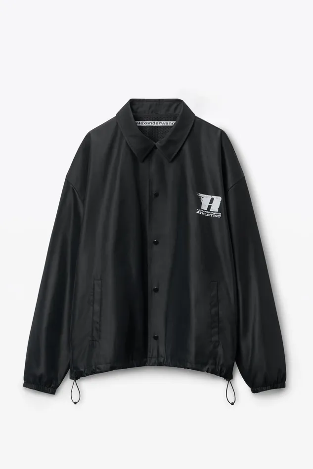 Alexander Wang Jackets Unisex Canvas Coach Jacket 8211 WomenMen