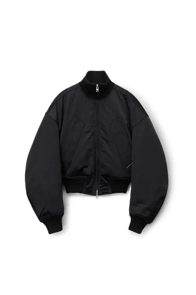 Alexander Wang Outerwear Unisex Bomber Jacket In Sateen 8211 MenWomen