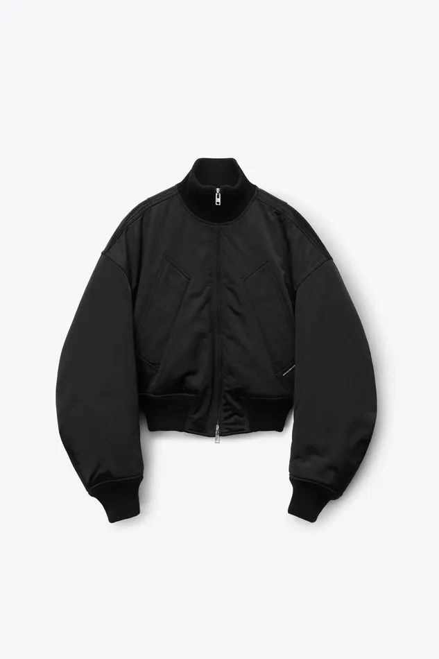 Alexander Wang Outerwear Unisex Bomber Jacket In Sateen 8211 MenWomen