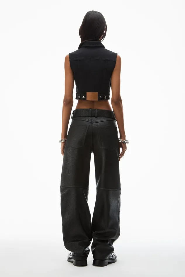 Alexander Wang Pants LowRise FivePocket Pant In Lambskin Leather 8211 Women