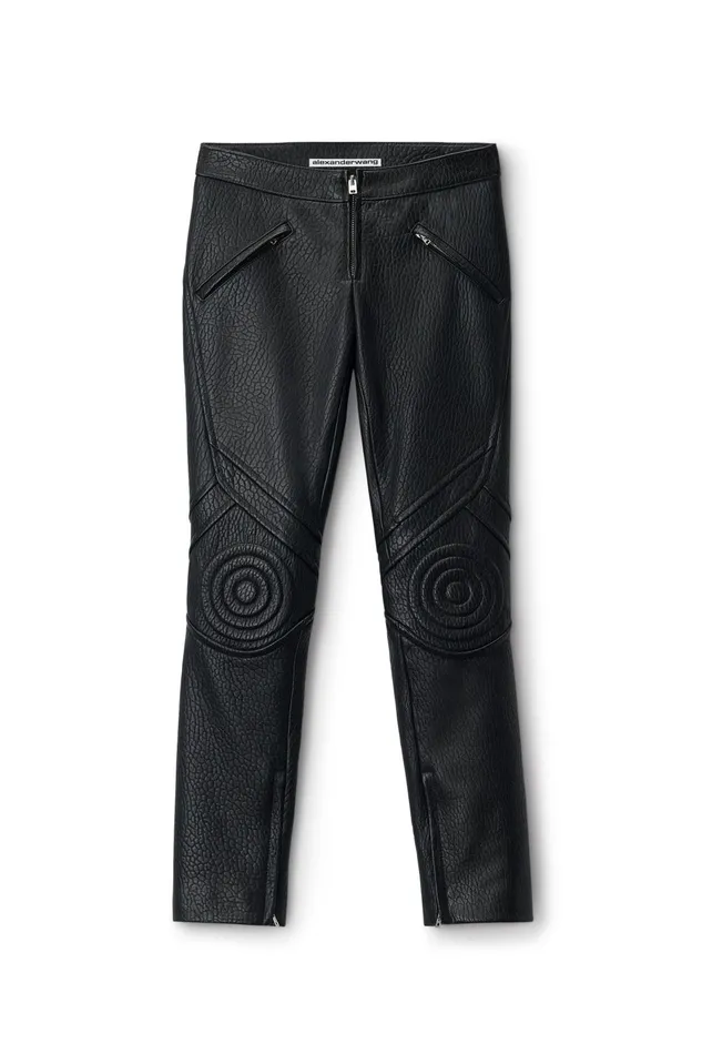 Alexander Wang Pants Moto SlimLeg Trouser In Lambskin Leather 8211 Women