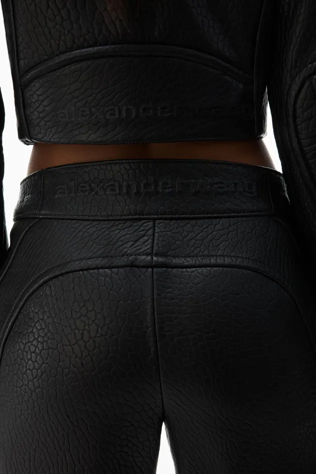 Alexander Wang Pants Moto SlimLeg Trouser In Lambskin Leather 8211 Women