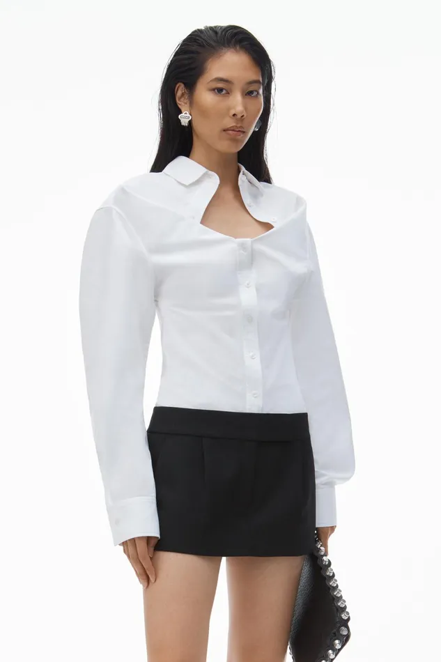Alexander Wang Skirts Tailored Mini Skort In Wool Tailoring 8211 Women