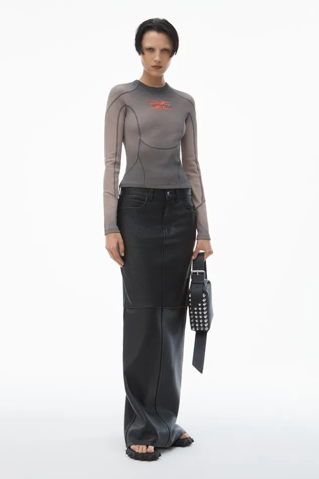 Alexander Wang Tops and Shirts Blade Logo LongSleeve Top 8211 Women