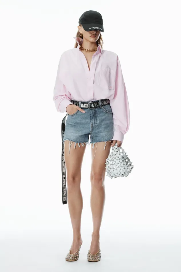 Alexander Wang Tops and Shirts Cotton Oxford Oversize Shirt 8211 Women