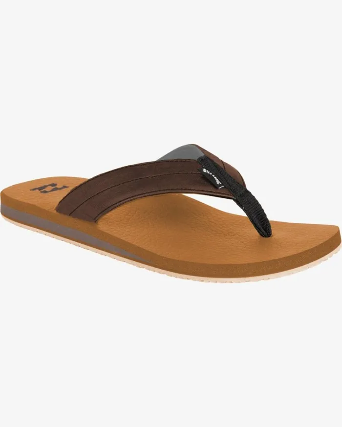 All Day Impact Cush Sandals Camel Men Billabong Flip Flops