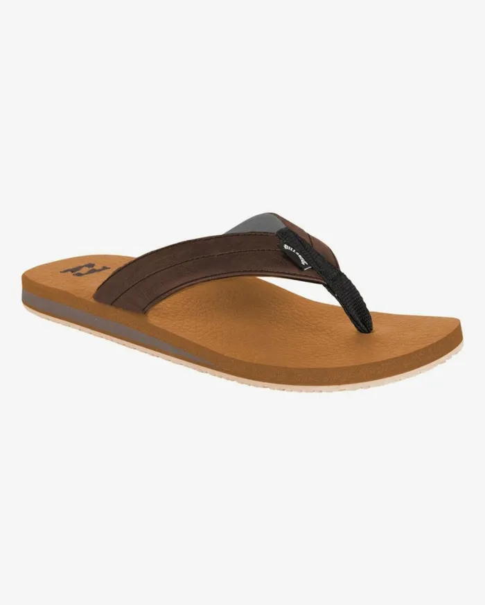 All Day Impact Cush Sandals Camel Men Billabong Flip Flops