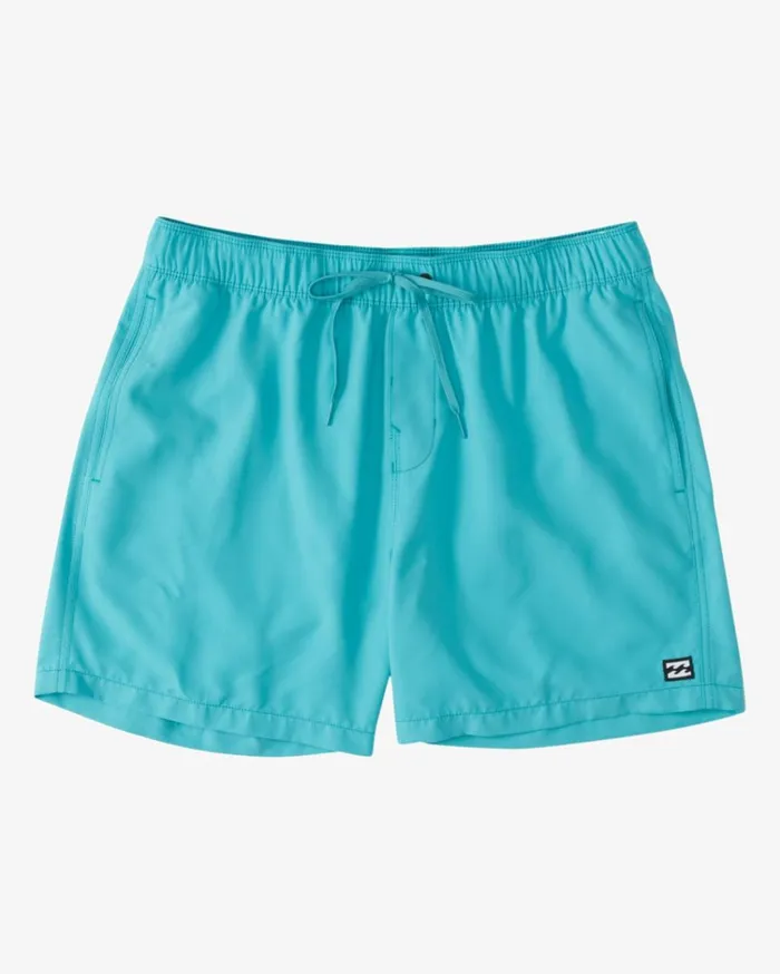 All Day Layback 16034 Boardshorts Dark Mint Men Billabong Elastic Waist Boardshorts