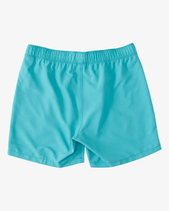 All Day Layback 16034 Boardshorts Dark Mint Men Billabong Elastic Waist Boardshorts
