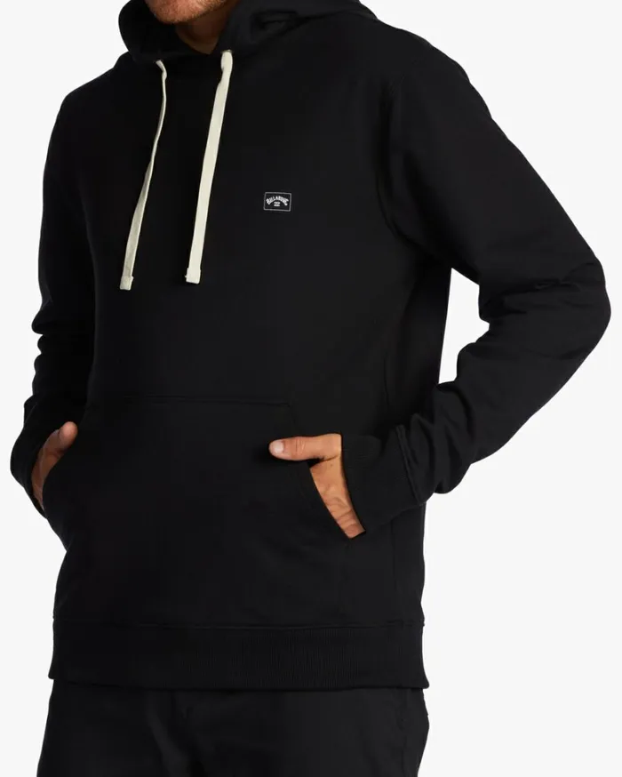 All Day Pullover Hoodie Blackblack Men Billabong Hoodies and Fleece
