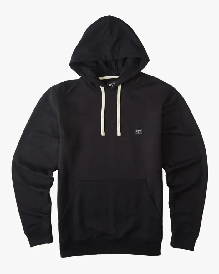 All Day Pullover Hoodie Blackblack Men Billabong Hoodies and Fleece