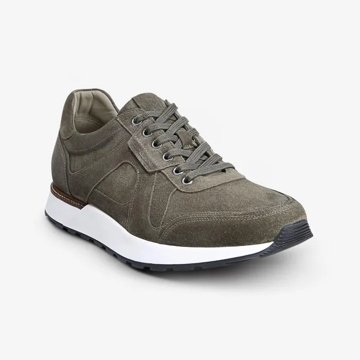 Allen Edmonds ATrainer LaceUp Sneaker Grey Suede Men Sneakers